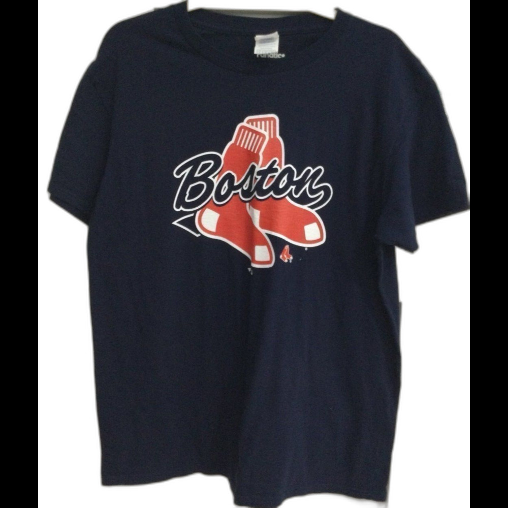 Delta T-Shirt Men's Size L Color Navy Blue Fanatics Boston Red Sox Graphic